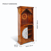 Indian pooja shelf, rosewood mandir, pooja storage temple, decorative home temple, mandir with shelves, spiritual wooden temple, meditation altar, luxury pooja mandir,