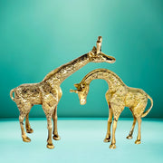 Decorative brass Giraffe statue animal Show piece brass Giraffe pair
Brass Giraffe for table decor